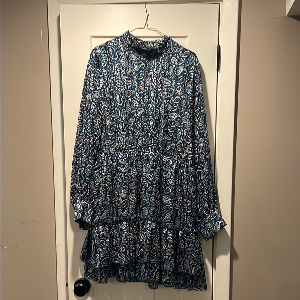 Molly Bracken Blue and White Mini Dress